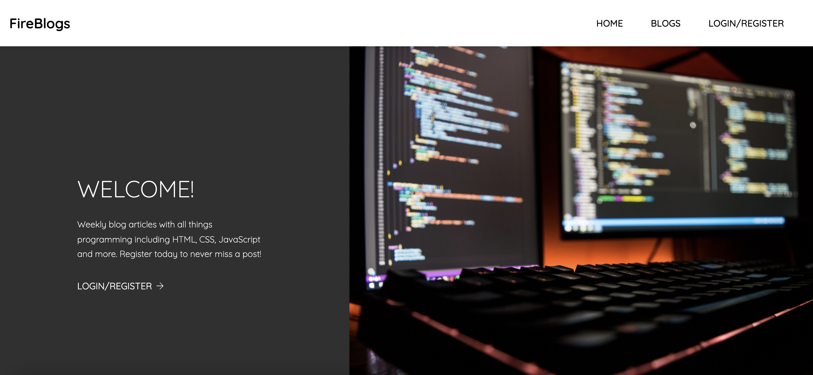 homepage